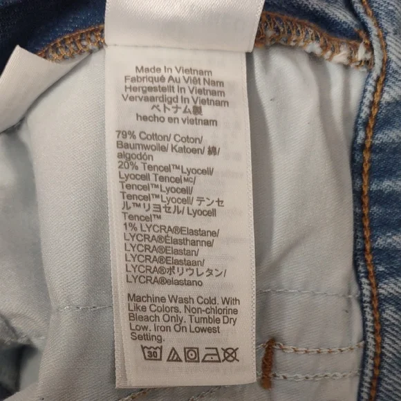 J.CREW HIGH-RISE CLASSIC VINTAGE, Size 29,Women's Light Blue Jeans - Picture 16 of 17